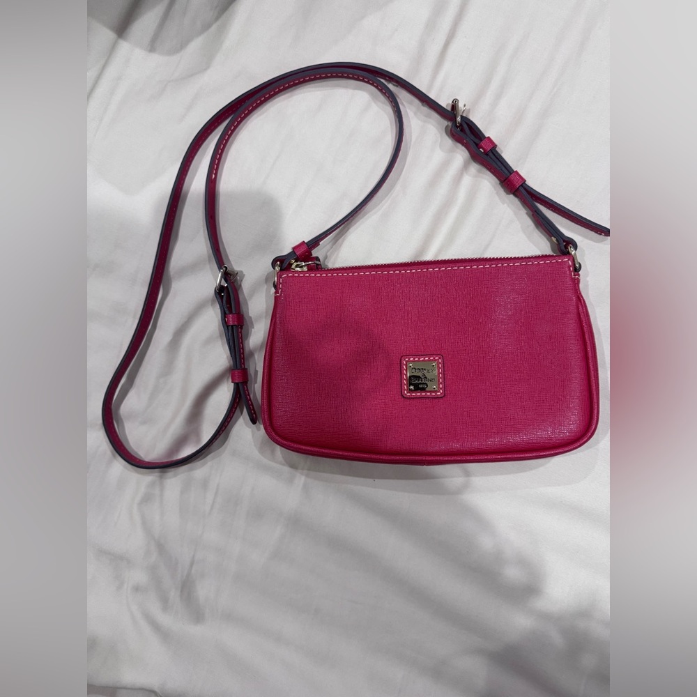 Dooney & Bourke Leather Crossbody Bag with Adjustable Strap